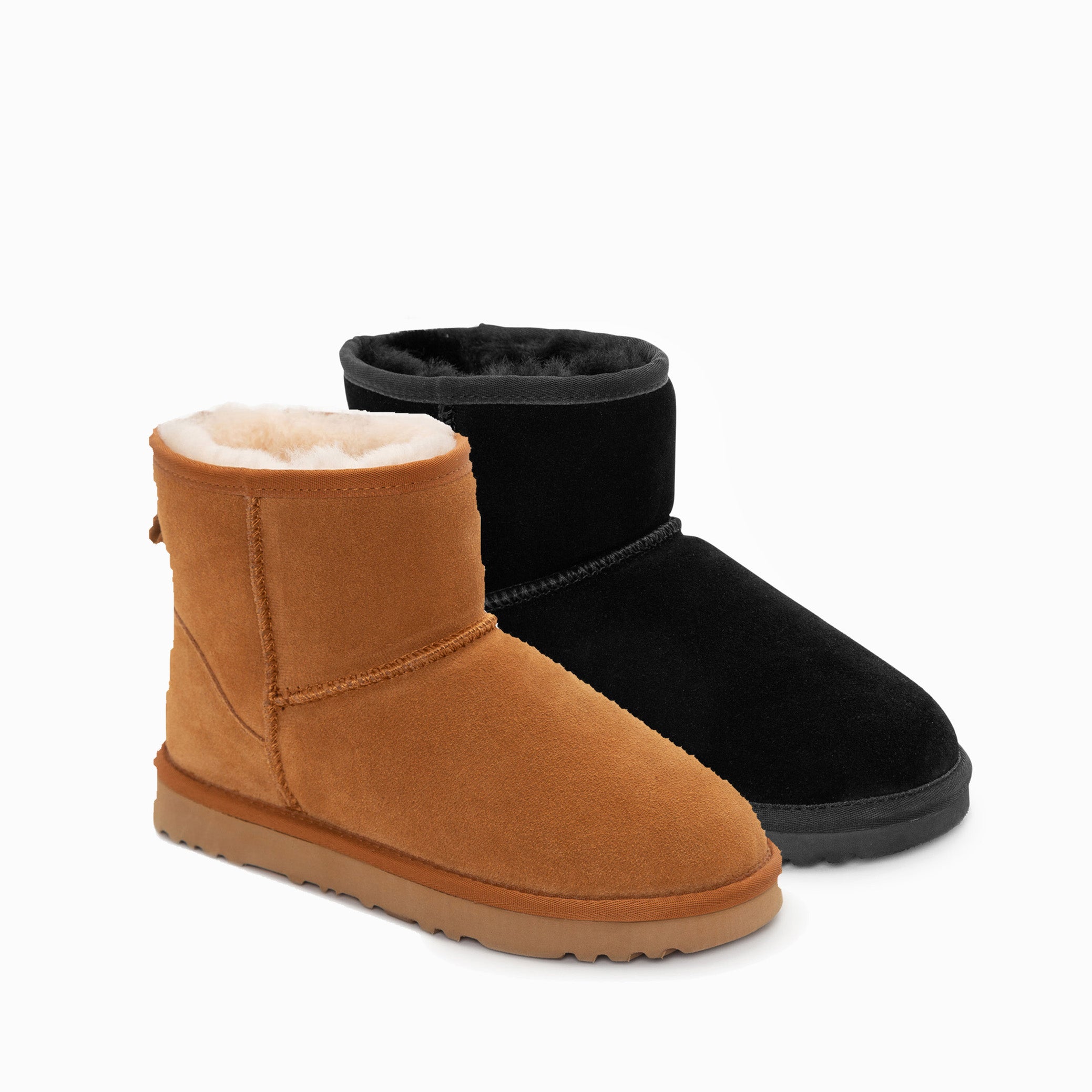 Ugg Boots Genuine Australian Sheepskin Unisex Mini Classic Suede (Large Size) Ozwear Ugg