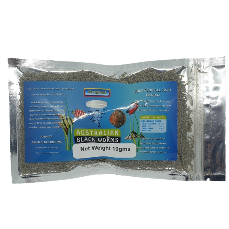Buy Australian Black Worm Freeze Dried 10g Cubed MyDeal
