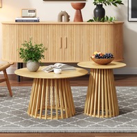 Palmer Coastal Haven Natural Coffee Table and Side Table