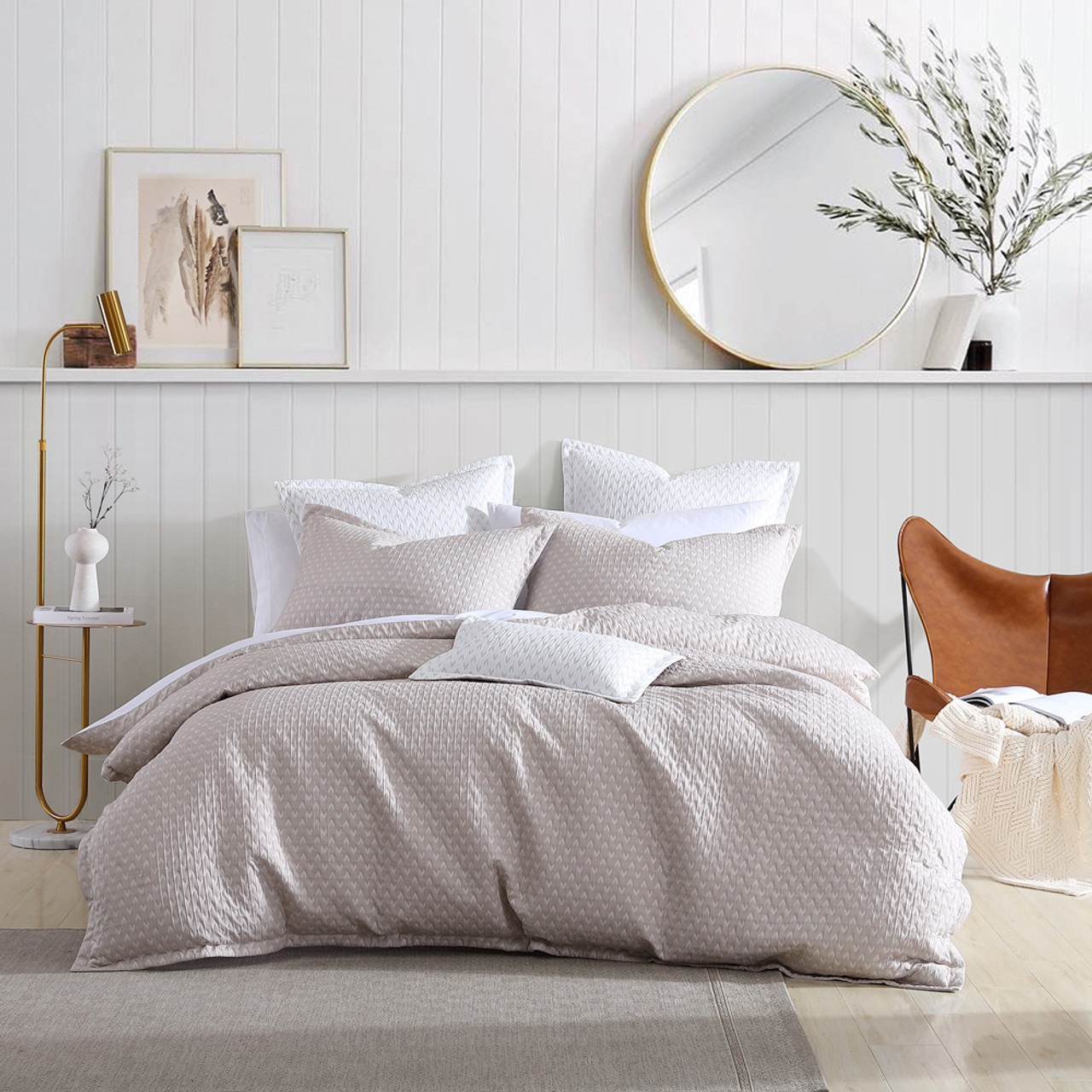 Bedding set 6pcs duvet doona quilt fitted cover ned sheet 100% cotton king queen full twin size bedclothes linens