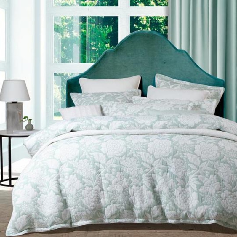 Buy Private Collection Bethany Duck Egg Quilt Cover Super King Size