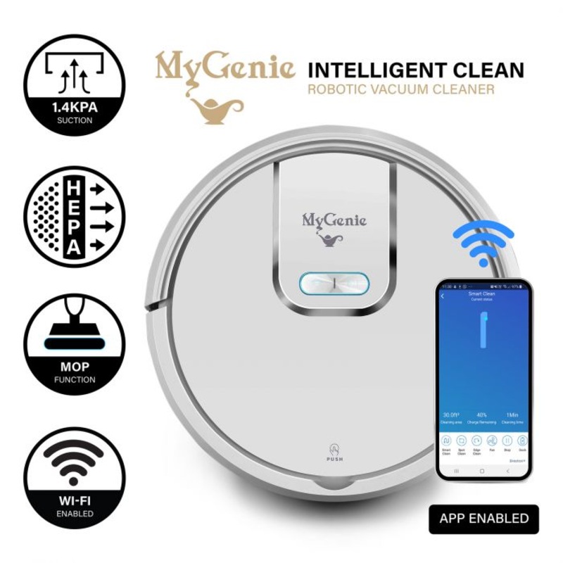 Buy MyGenie WIFI GMAX Robotic Vacuum Cleaner Mop App Control Dry & Wet