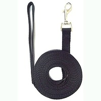 Nylon Black Dog Lead - 7 Meter Long Pet Leash