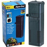 Aqua One Mini 301F Aquarium Internal Filter for Fish Tanks up to 15 Litres