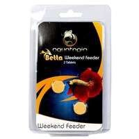 Betta Weekend Feeder Tablets for Siamese Fighting Fish - 2 Tablets (Aquatopia)