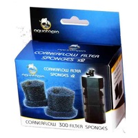 Replacement Sponges for Aquatopia Corner Flow 300 Filter (2 Pack)