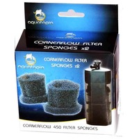 Replacement Sponges for Aquatopia Corner Flow 450 Filter (2 Pack)