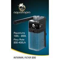 Internal Aquarium Filter 200 for Fish Tanks Up To 200L (Aquatopia)