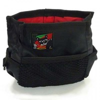 Black Dog Black Treat Tote with Belt for Dog Training & Walking