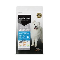 Black Hawk 3kg Fish & Potato Adult Dog Dry Food