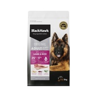 Black Hawk 3kg Lamb & Rice Adult Dog Dry Food