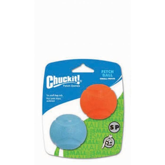 Dog Small/Petit Fetch Balls for Small Chuck It Launcher - 2 Balls (5cm Diameter)
