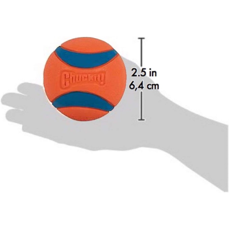 Ultra Medium Chuck It Dog & Puppy Ball 2 Pack - 6cm (ChuckIt)