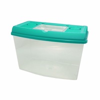 Curved Plastic Fish Tank - Medium (24cm x 15cm x 16.5cm)