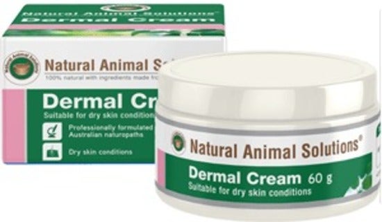 NAS Dermal Cream for Dogs, Cats & Horses (60g) Natural Animal Solutions