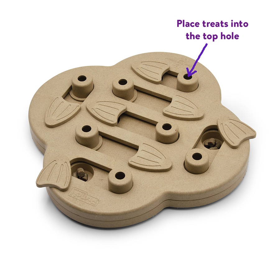 Dog Hide n' Slide Composite Plain Puzzle Game for Dogs & Puppies 33cm by Nina Ottosson (Outward Hound)