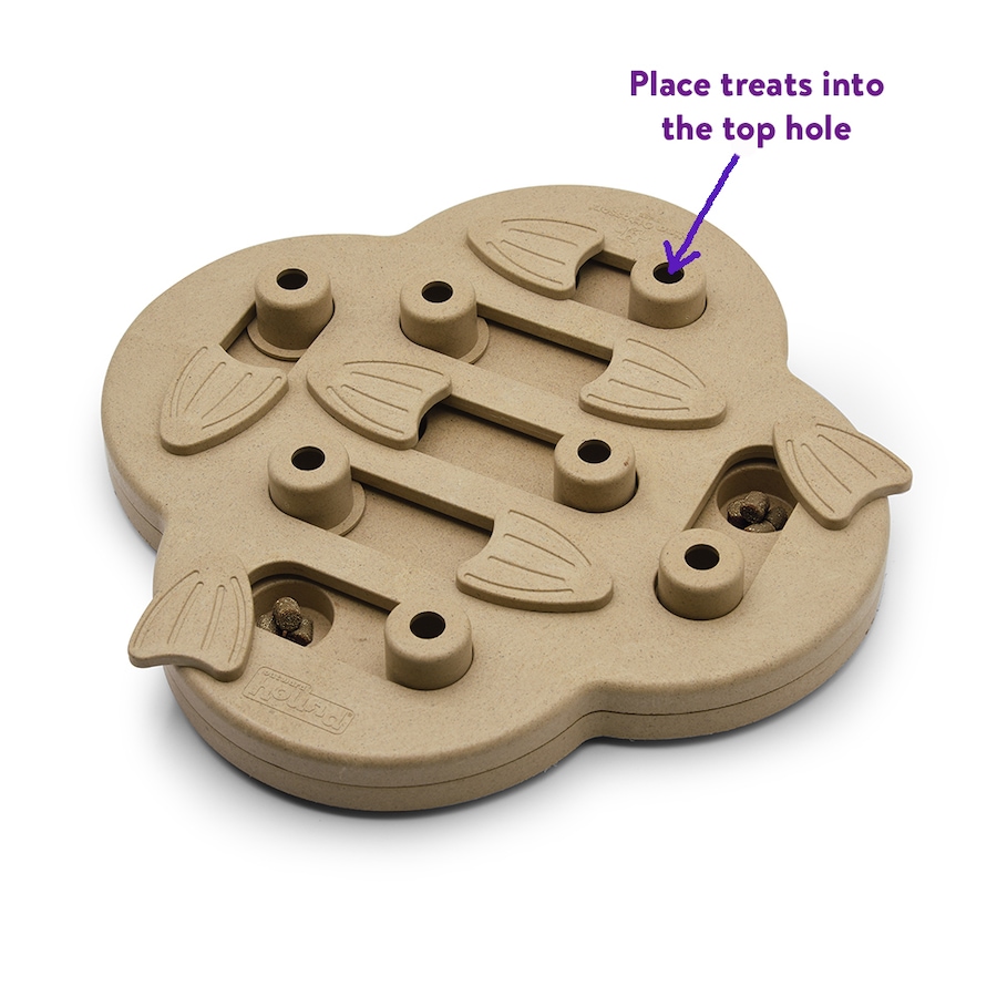 Dog Hide n' Slide Composite Plain Puzzle Game for Dogs & Puppies 33cm by Nina Ottosson (Outward Hound)