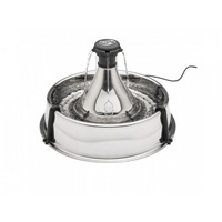 Drinkwell 3.8 Litre 360 Stainless Steel Pet Filtered Fountain for Dogs  Cats