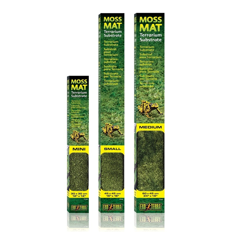 Exo Terra Medium Moss Mat Terrarium Substrate for Reptiles Snake