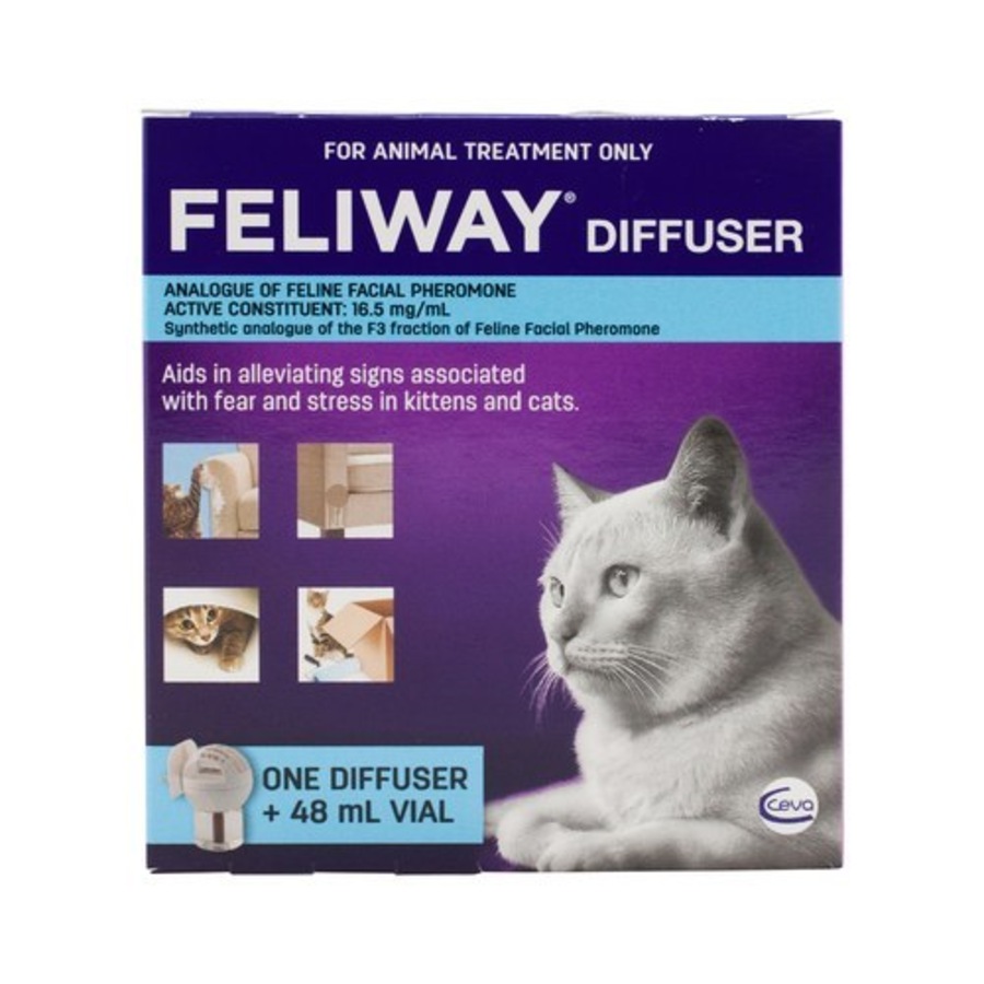 Feliway Pheromone Diffuser with Refill for Cats - (48ml Refill) Calming Spray