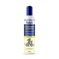 Fido's Pyrethrin Shampoo 250ml for Dogs & Cats - Controls Fleas & Lice
