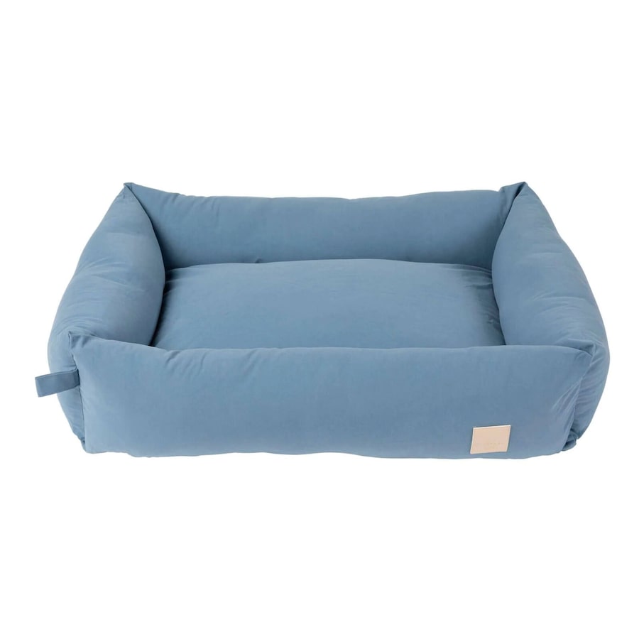 FuzzYard Life Dog Bed French Blue Medium Premium Comfort Pet Bed