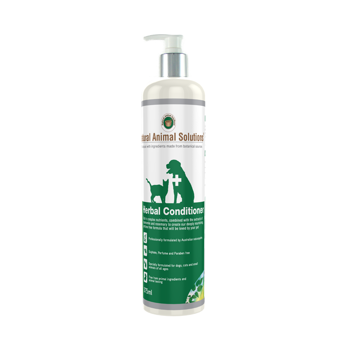 NAS Herbal Pet Conditioner for Dogs (375ml) Natural Animal Solutions