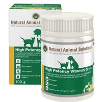 NAS High Potency Vitamin C for Dogs, Cats & Horses (100 Gram) Pet Supplement