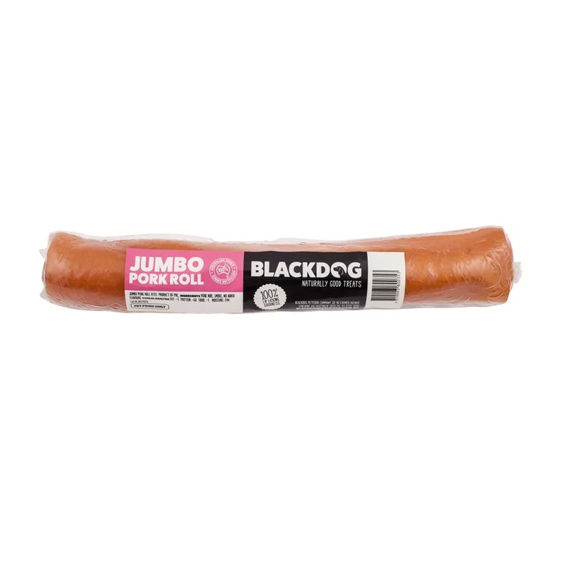 Buy Jumbo Pork Roll Dog Treat Single Pack by BlackDog MyDeal