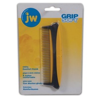 Rotating Pin Comfort Dog Comb - Medium (13cm) (JW GripSoft)