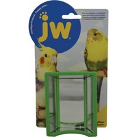 Hall of Mirrors Toy & Bird Bath for Budgies, Small Parrots by JW Insight