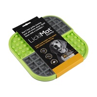 Slomo Green LickiMat Dog & Puppy Slow Down Feeder Mat 