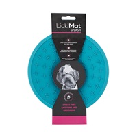 Splash Turquoise LickiMat Bath Dog & Puppy Feeder Mat With Suction Cup
