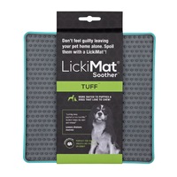 Tuff Turquoise Soother Lickimat for Dogs & Puppies Oral Health