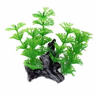 Mini Aquarium Plastic Plant with Suction Cap - Style 2 (Aquatopia)