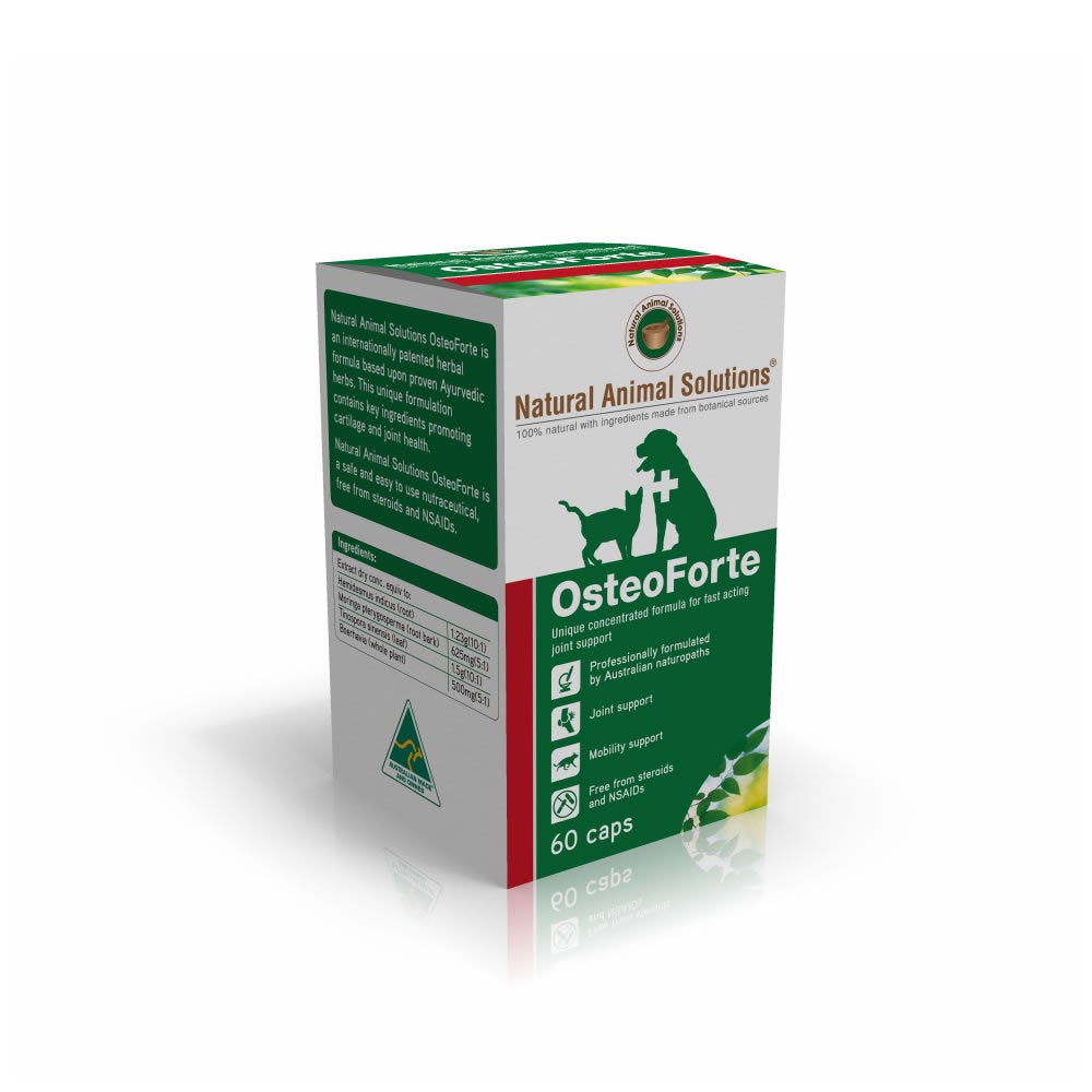 NAS OsteoForte for Dogs & Cats (60 caps) Natural Animal Solutions Joint Health