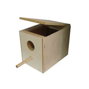 Peachface & Small Parrot Bird Nesting Breeding Box Made of Particle Board