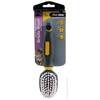 Cat & Small Animal Soft Bristle Brush for Short & Medium Fur (Pet One)