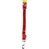 Dog Leash Lead Reflective Nylon - Red - 15mm x 150cm (Pet One)