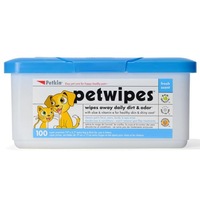 Petwipes for Dogs & Cats Wipes Away Daily Dirt & Odour - Petkin - 100 Wipes