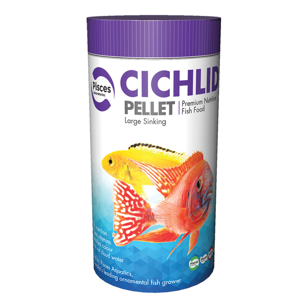 Cichlid Pellets - Large (3mm) 70g Pisces