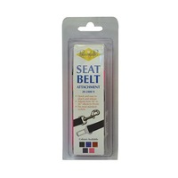 Pet Car Seat Belt with Adjustable Attachment (46cm to 91cm) (Prestige Pet) Black