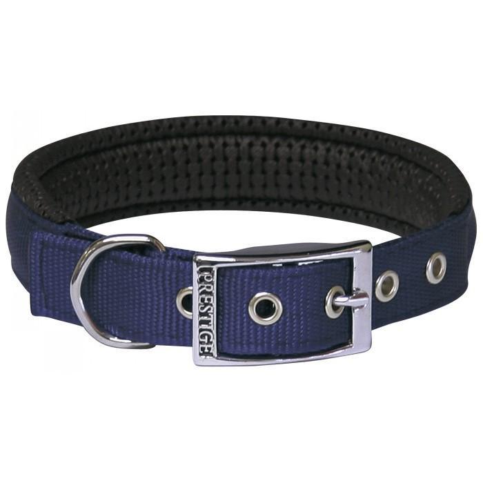 Navy Nylon Dog & Puppy Collar - 19mm x 36cm (Prestige Pet Collar)