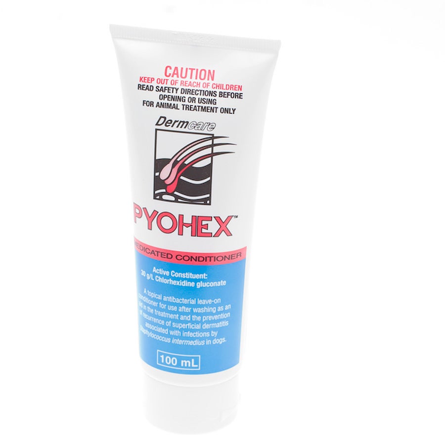 Dermcare Pyohex Conditoner for Dogs (100ml) Skin Infections & Hot Spots