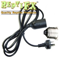 Reptile Fitting with Lead for Eddison Fitting Bulbs & Reflectors
