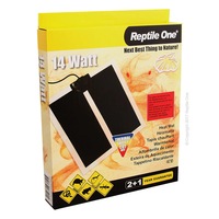 Reptile One 14 Watt Heat Mat Pad for Reptiles - 28cm x 28cm - Snakes, Lizards