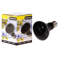 Reptile One 150 Watt Night Heat Globe Lamp Eddison Screw Fitting Snakes, Lizards
