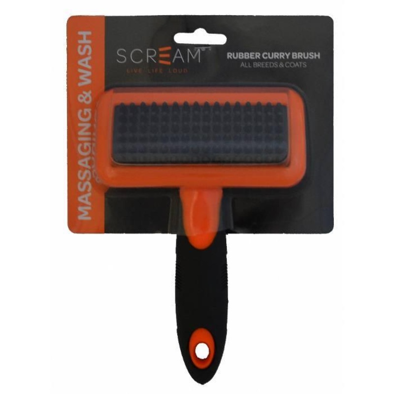 Buy Rubber Curry Brush (Scream) MyDeal