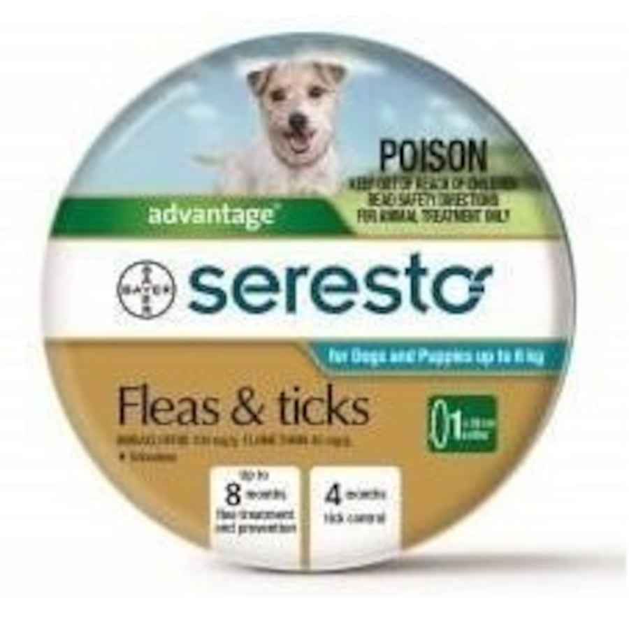 Seresto Flea & Tick Collar for Small Dogs & Puppies Up To 8kgs - 8 Month Protect