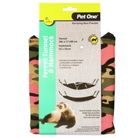 Small Animal Hanging Tunnel for Ferrets, Rats & Mice 38cm x 17.5cm by Pet One